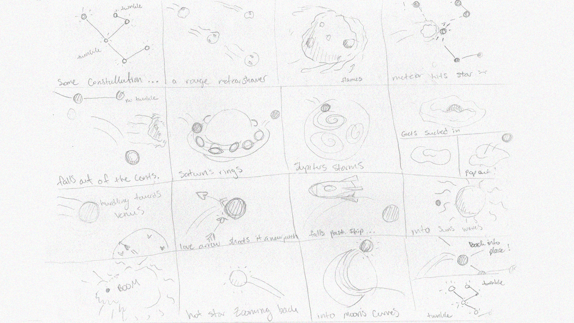 my star sketches